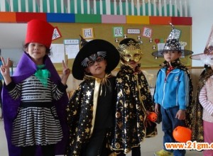 四川攀枝花偉才幼兒園2013萬圣節活動