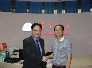 偉才董事長羅駭浪先生會見天富國際資本首席行政官