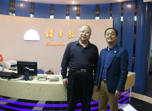 中國普天浙江湖州子公司總經理到偉才洽談幼兒園項目合作