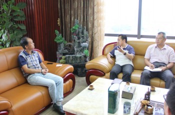 廣東省城鎮化發展研究會副會長一行探訪偉才，商談戰略合作