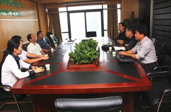 河北遷安審計局領導一行到訪偉才，洽談項目合作