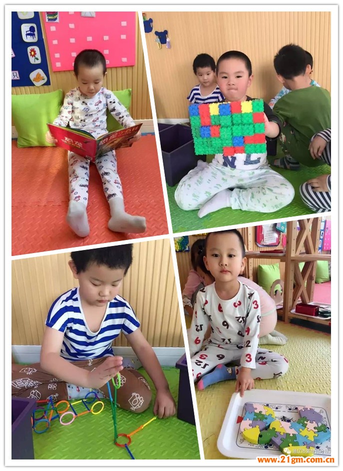 內蒙古通遼紫夢偉才幼兒園：快樂區角，快樂成長