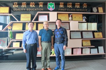 中國行政法學研究會副會長董皞博士、廣州大學劉暉院長到訪偉才教育