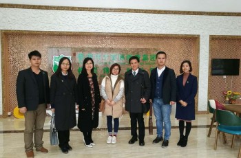 清遠市廣州后花園有限公司總監一行到偉才幼兒園參觀考察