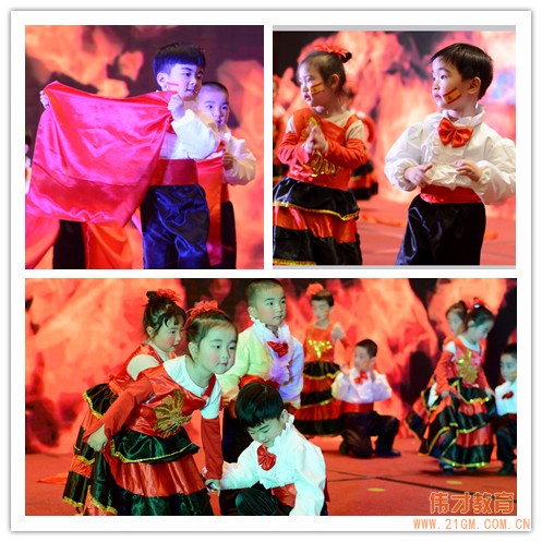 湖北荊州楚天都市佳園偉才幼兒園英語節活動