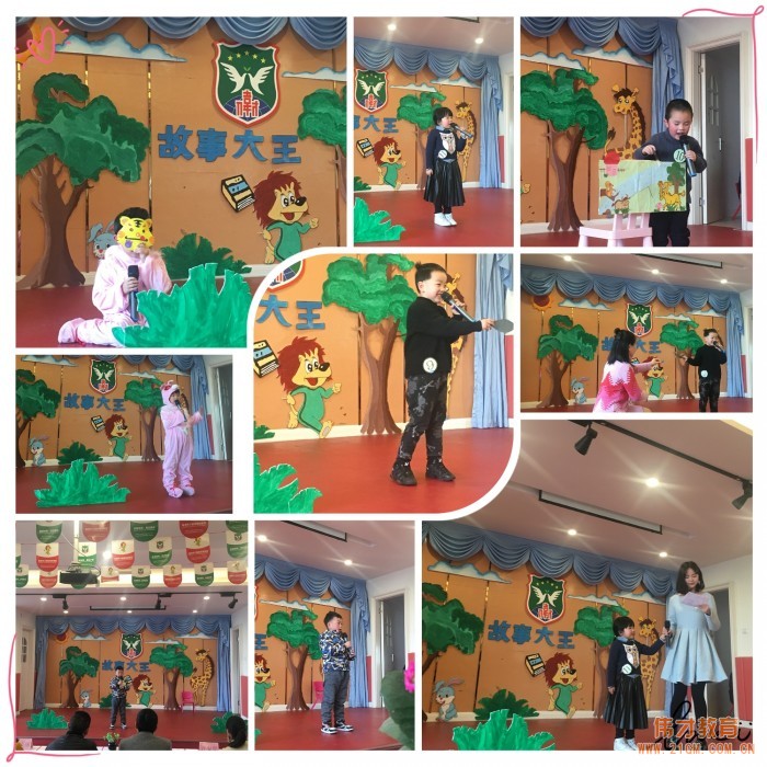 四川成都溫江區時代西錦偉才幼兒園:故事大王,延續童話精彩
