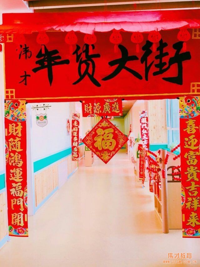 遼寧省鐵嶺市銀州偉才國(guó)際幼兒園:歡歡喜喜逛集市,年貨大街真熱鬧!