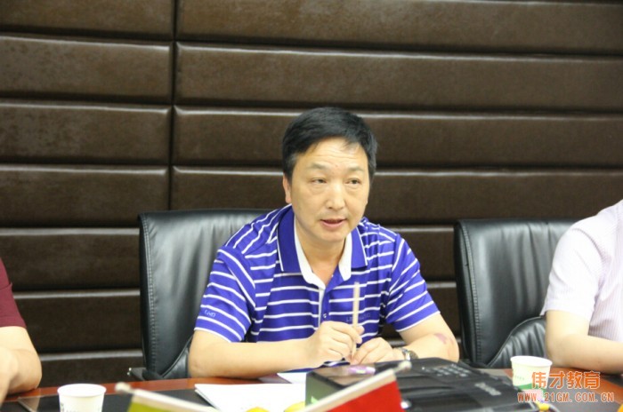 安徽省六安市金安區(qū)水利局汪顯銀副局長(zhǎng)一行蒞臨偉才教育