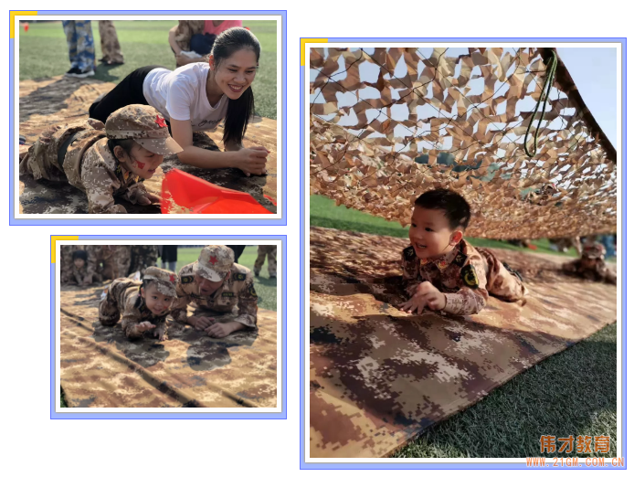 颯爽英姿，小小特種兵丨廣西貴港凱旋國際偉才幼兒園國慶親子軍事演習活動