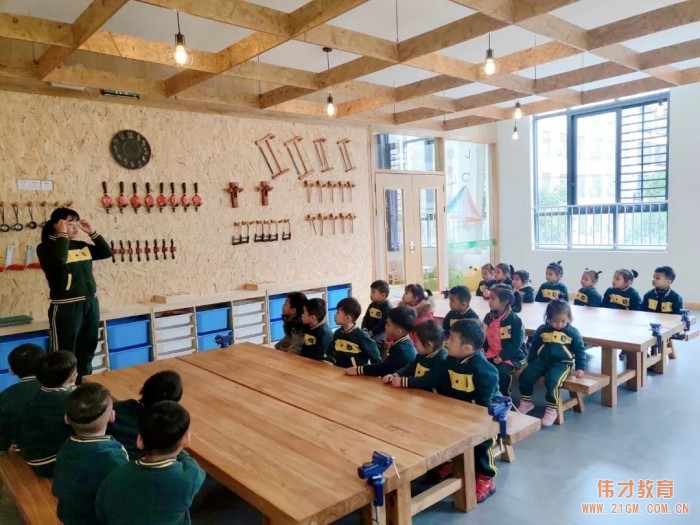 廣西南寧賓陽偉才幼兒園:木工坊初體驗