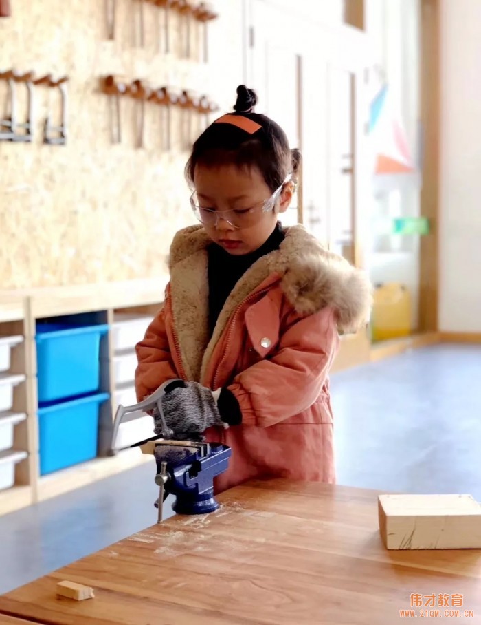 廣西南寧賓陽偉才幼兒園:木工坊初體驗