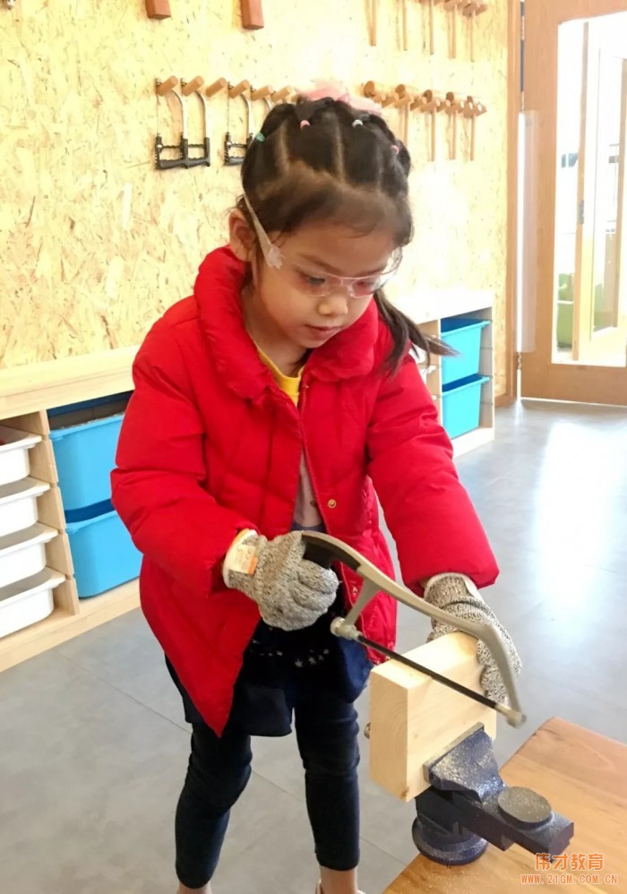 廣西南寧賓陽偉才幼兒園:木工坊初體驗