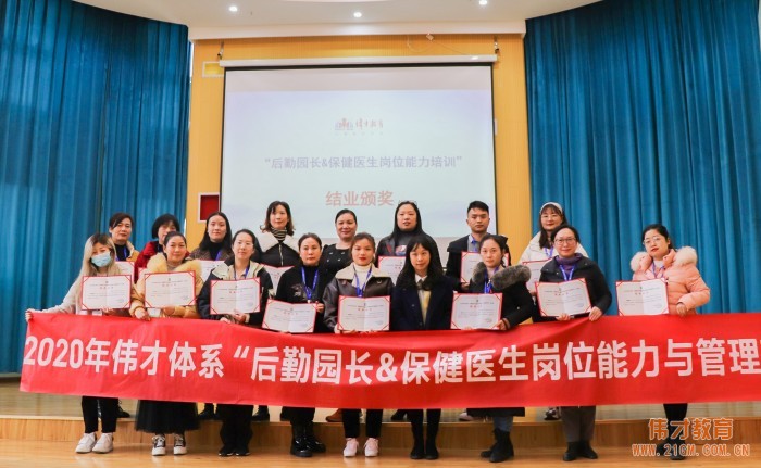 偉才體系“后勤園長&保健醫生崗位能力與管理藝術”實訓班(四川站):追逐品質,精細管理