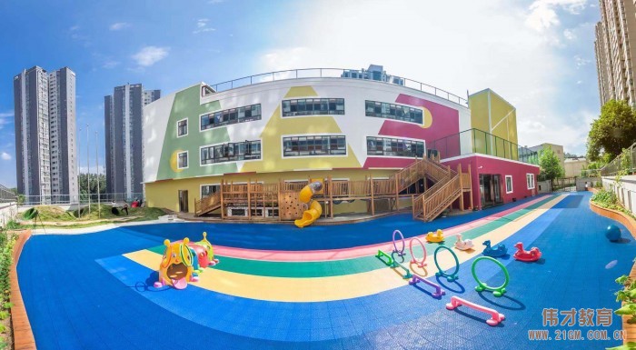 偉才體系再添一園,落座湖北省十堰市張灣區國瑞藍山郡小區!