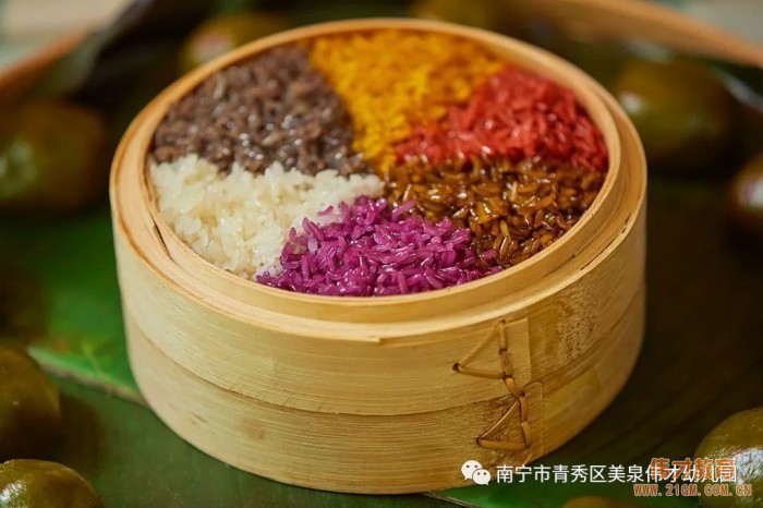 “壯鄉歌圩節，五彩三月三”——廣西南寧美泉偉才幼兒園