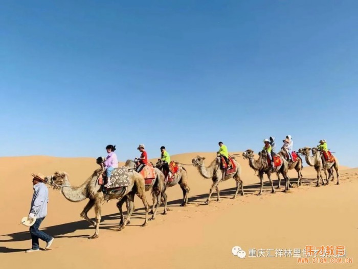 “勇敢的心”畢業沙漠研學之旅——重慶匯祥林里偉才幼兒園